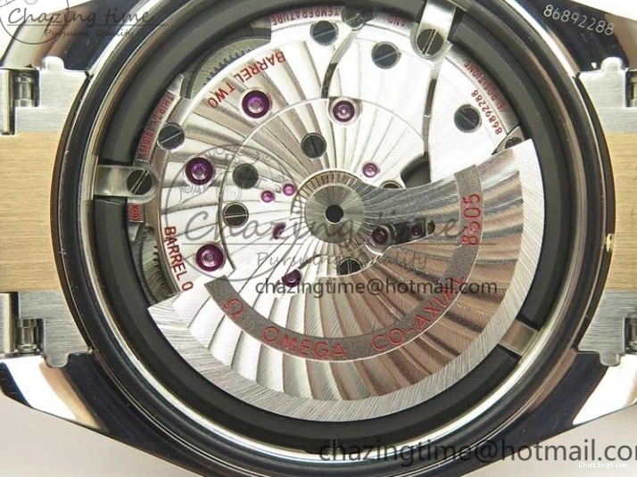 0511 Aqua Terra 150M GMT SS RG VSF 1:1 Best Edition Brown Textured Dial on SS RG Bracelet A8605 Super Clone Original 8058
